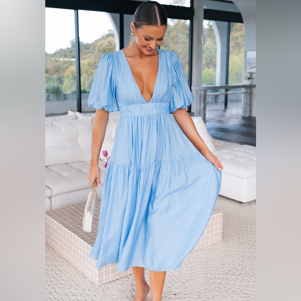 Billy J Erin Midi Dress (AU/UK 8, US 4)
